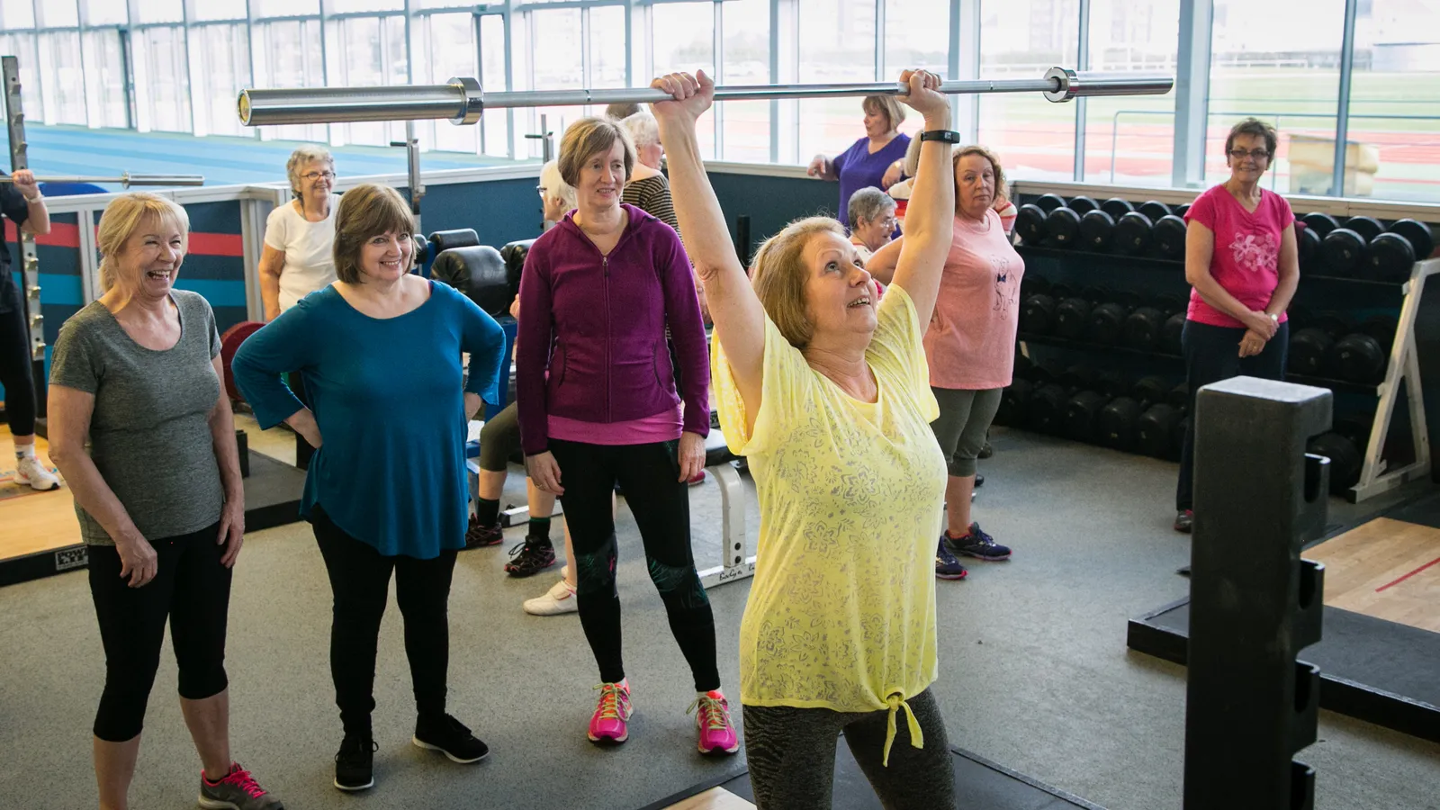 Group Exercise Evergreens Weightlifting
