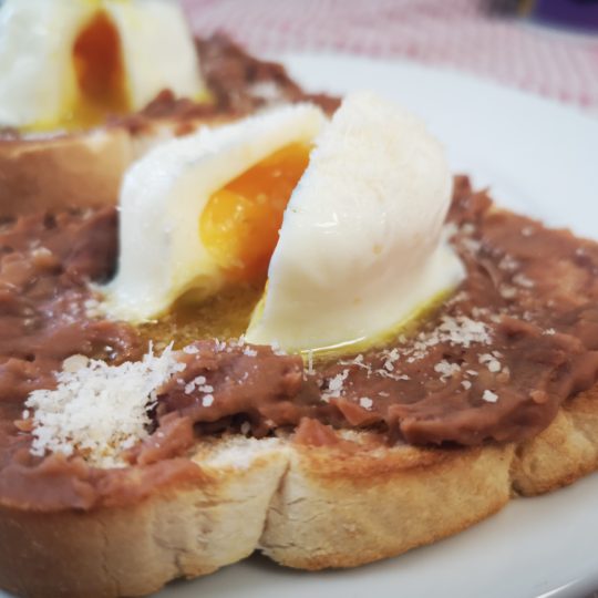 Poached eggs