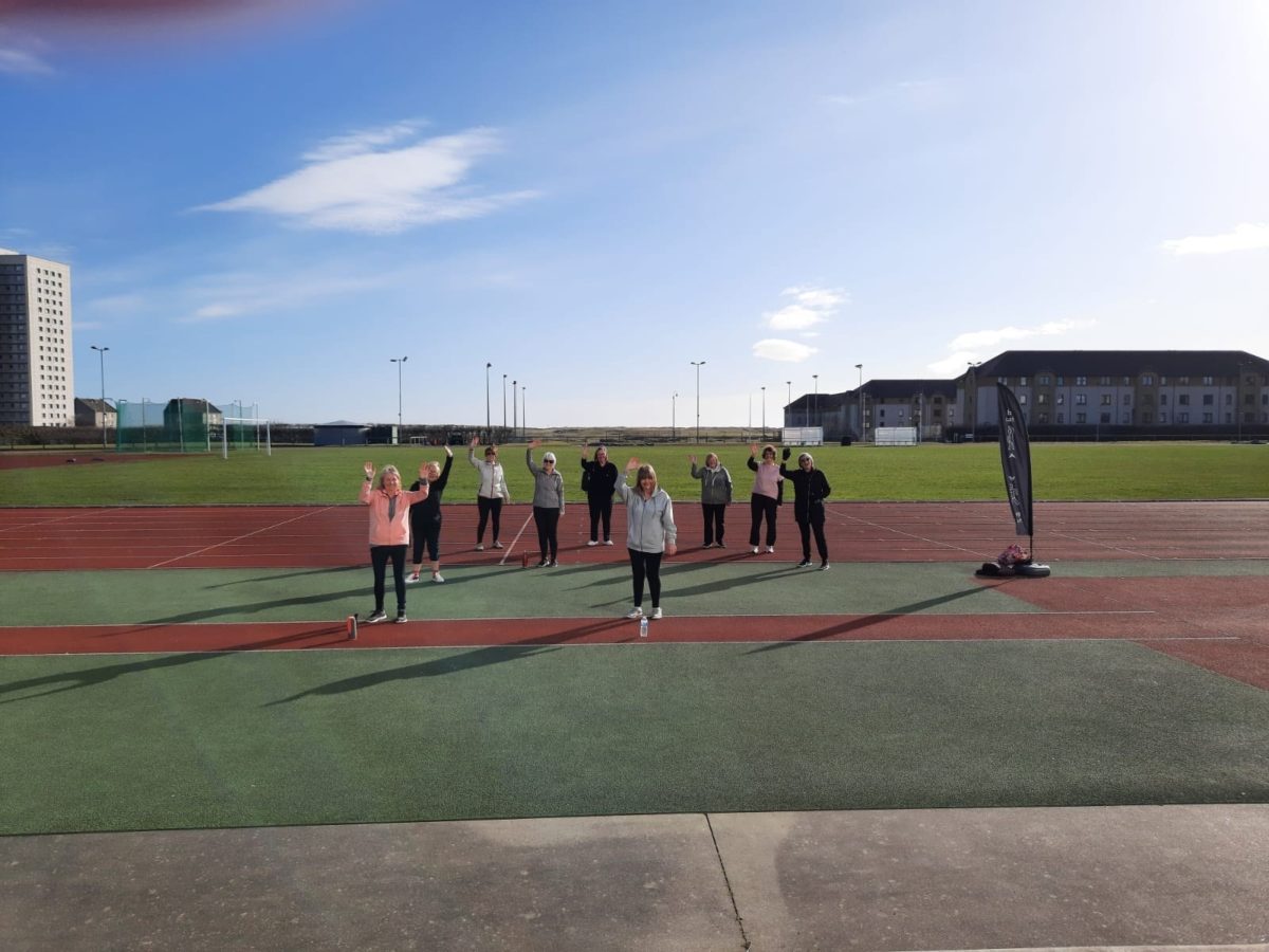 Evergreen Exercise to Music Group Photo